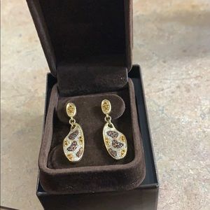 Chocolate diamonds earrings